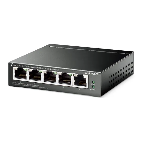 LAN Switch TP-LINK TL-SG105PE 5port 10/100/1000Mbps/4PoE/Metal Svičevi SOPING.RS 45 LAN Switch TP-LINK TL-SG105PE 5port 10/100/1000Mbps/4PoE/Metal - Слика 5