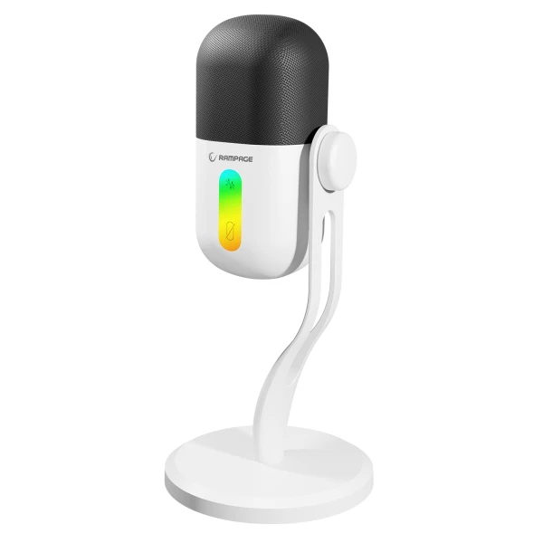 Mikrofon Rampage Arpeggio RGB beli 42797 Slušalice SOPING.RS 42 Mikrofon Rampage Arpeggio RGB beli 42797 - Слика 2