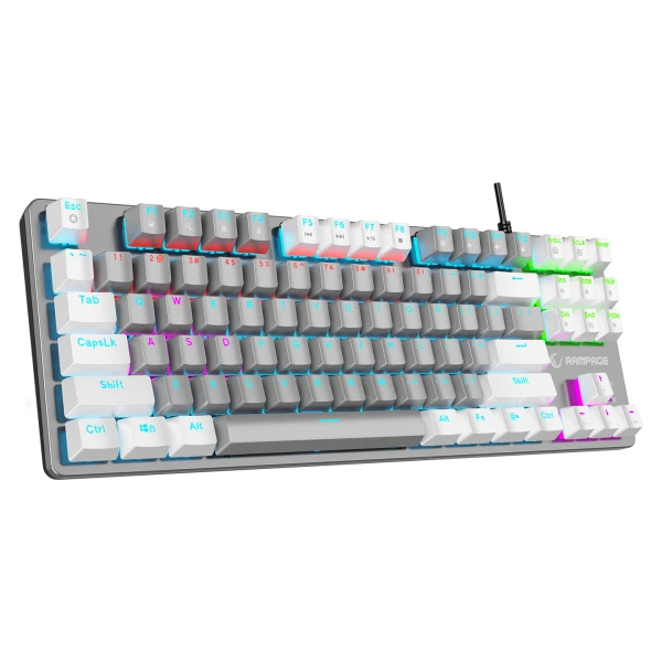 Tastatura žična gaming Rampage Snug K14 TKL mehanička crveni switc 41855 Tastature SOPING.RS 41 Tastatura žična gaming Rampage Snug K14 TKL mehanička crveni switc 41855