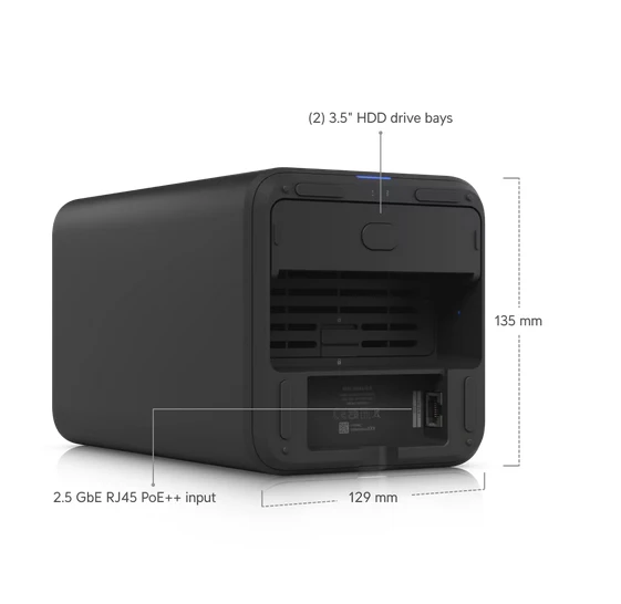 HDD NAS Storage Ubiquiti UniFi UNAS 2-Bay Black NAS SOPING.RS 42 HDD NAS Storage Ubiquiti UniFi UNAS 2-Bay Black - Слика 2