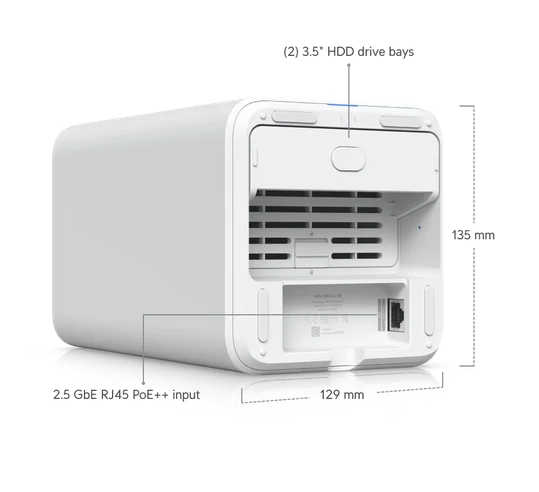 HDD NAS Storage Ubiquiti UniFi UNAS 2-Bay White NAS SOPING.RS 46 HDD NAS Storage Ubiquiti UniFi UNAS 2-Bay White - Слика 6