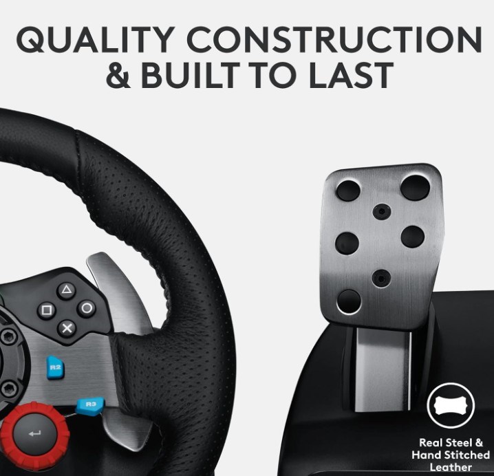 Logitech G29 Driving Force Gaming Racing Wheel + Logitech A10 Headset Gamepad/joystick SOPING.RS 43 Logitech G29 Driving Force Gaming Racing Wheel + Logitech A10 Headset - Слика 3
