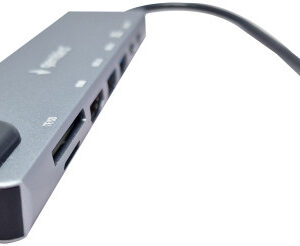 A-CM-COMBO8-05 * Gembird USB HUB Type-C 8-in-1 multi-port adapter USB-C+USB-A+HDMI+PD+card+RJ45, FO