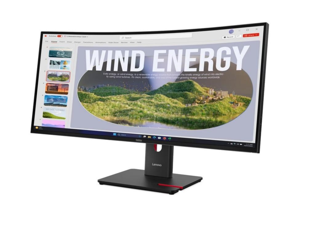Monitor LENOVOThinkVision T34WD-40 34″/VA/3440×1440/120Hz/4ms/2x USB-C,1xDP,3xUSB/Tilt, Swivel, Heig Monitori SOPING.RS 43 Monitor LENOVOThinkVision T34WD-40 34"/VA/3440x1440/120Hz/4ms/2x USB-C,1xDP,3xUSB/Tilt, Swivel, Heig - Слика 3