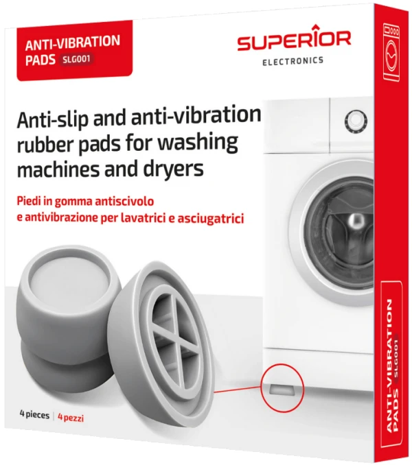 SUPERIOR ELECTRONICS SUPSLG001 Antivibracijske nogice za mašinu za pranje veša, set 4 kom. Pomoćna kategorija SOPING.RS 41 SUPERIOR ELECTRONICS SUPSLG001 Antivibracijske nogice za mašinu za pranje veša, set 4 kom.