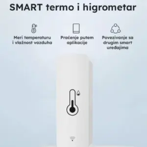 Tuya Wi-Fi smart termometar i higrometar -20° do 60°C, WIFI, Tuya app,Bela