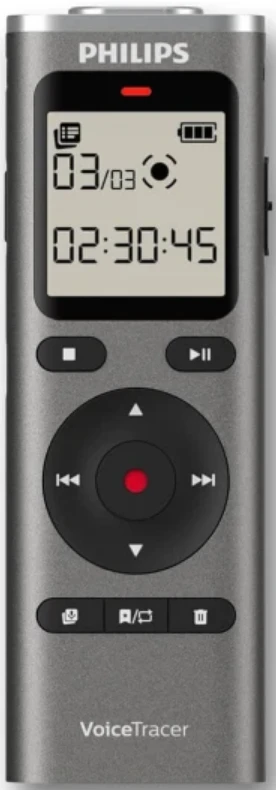 Philips Diktafon DVT1170 Mono,8GB,LCD 2x AAA,siva,USP C,USB 2.0 Mikrofoni SOPING.RS 44 Philips Diktafon DVT1170 Mono,8GB,LCD 2x AAA,siva,USP C,USB 2.0 - Слика 4