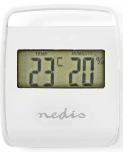 NEDIS WEST100WT Digitalni LCD unutrašnji termometar, Bela Klima uređaji SOPING.RS 41 NEDIS WEST100WT Digitalni LCD unutrašnji termometar, Bela