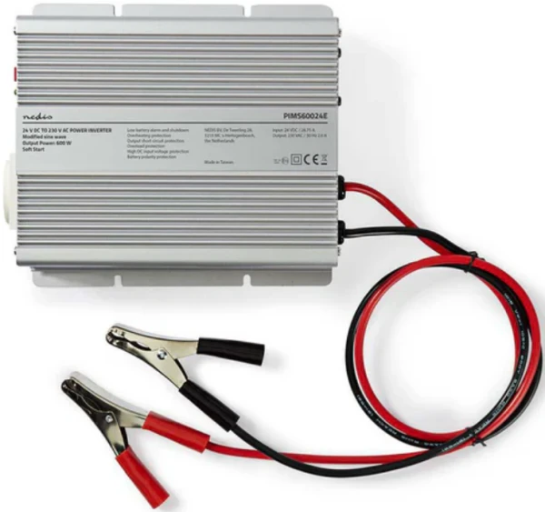 NEDIS PIMS60024E Pretvarac napona sa modifikovanim sinusnim talasom, 24 V DC , 230 V AC 50 Hz , 600 UPS i ispravljači SOPING.RS 41 NEDIS PIMS60024E Pretvarac napona sa modifikovanim sinusnim talasom, 24 V DC , 230 V AC 50 Hz , 600