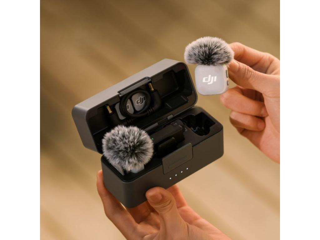 Mikrofon DJI Mic Mini 2 (2TX + 1RX) Mikrofoni SOPING.RS 41 Mikrofon DJI Mic Mini 2 (2TX + 1RX)