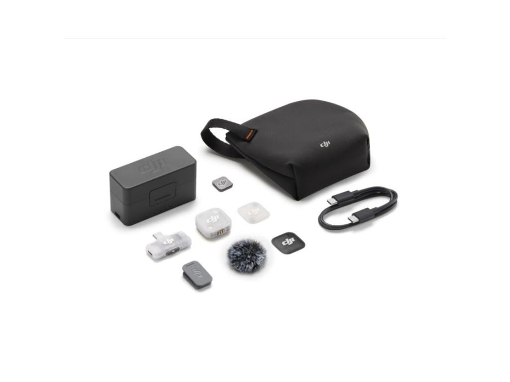Mikrofon DJI Mic Mini 2 (1TX + 1 Mobile RX) Mikrofoni SOPING.RS 41 Mikrofon DJI Mic Mini 2 (1TX + 1 Mobile RX)