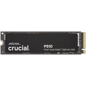 Crucial P510 2TB PCle Gen5 NVMe 2280 M.2 SSD