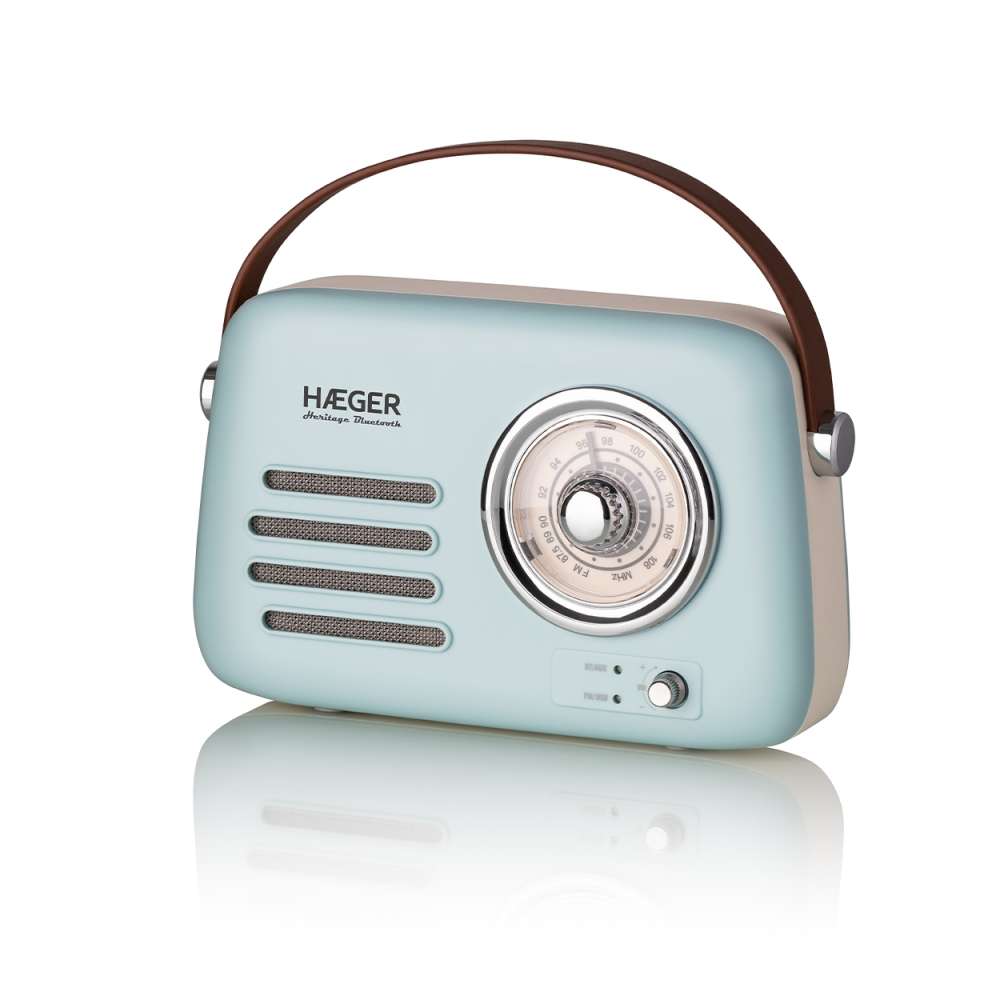 HAEGER RB-BLU.002A RETRO FM RADIO BLUETOOTH, USB, AUX 5W PLAVI Zvučnici i audio uređaji SOPING.RS 41 HAEGER RB-BLU.002A RETRO FM RADIO BLUETOOTH, USB, AUX 5W PLAVI