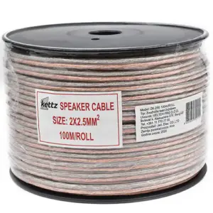 Zvučnički kabl 2x2.5mm Kettz ZK-250 100mROL