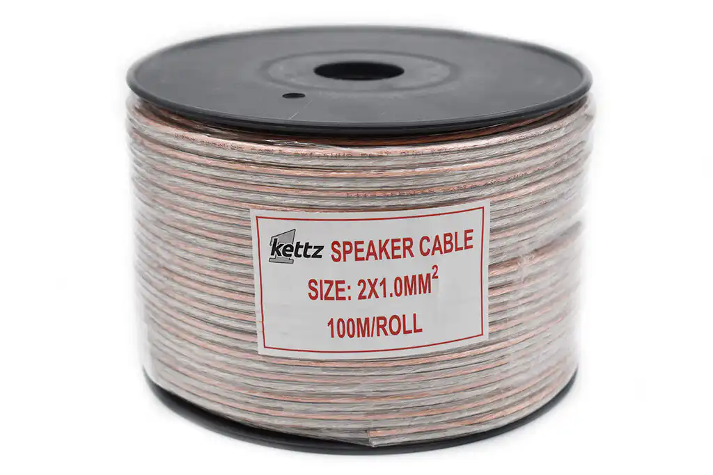 Zvučnički kabl 2×1.0mm Kettz ZK-100 100mROLL Kablovi i adapteri SOPING.RS 41 Zvučnički kabl 2x1.0mm Kettz ZK-100 100mROLL