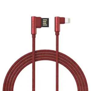 Iphone kabl 1m 90° GOLF GC-48m red