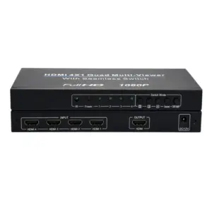 Kettz MQ-K400 1080p HDMI 4x1 Quad Multi-viewer