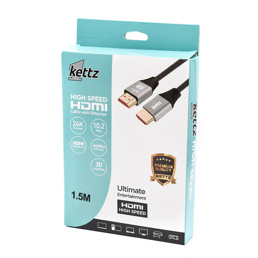 Kettz HDMI Kabl HK-K015M Premium V1.4 gold 1.5m 4K30Hz 19+1 Kablovi i adapteri SOPING.RS 41 Kettz HDMI Kabl HK-K015M Premium V1.4 gold 1.5m 4K30Hz 19+1