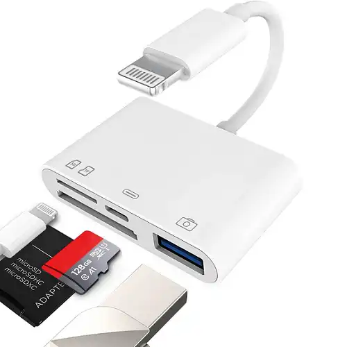 Kettz Lightning čitač kartica 4u1 1*USB3.0+1*SD+1*TF+1*TIP C Čitači kartica SOPING.RS 41 Kettz Lightning čitač kartica 4u1 1*USB3.0+1*SD+1*TF+1*TIP C