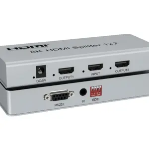 Kettz KT-HSP1208 8K – 60Hz 1 IN x 2 OUT 40Gbps HDMI spliter