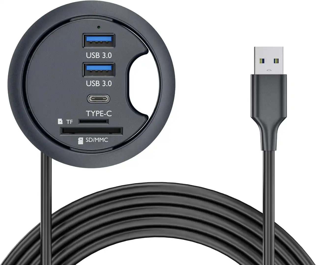 Kettz USB razdelnik KT-H040 – 2× USB 3.0 + USB-C + SDTF (MicroSD) čitač USB adapteri SOPING.RS 41 Kettz USB razdelnik KT-H040 – 2× USB 3.0 + USB-C + SDTF (MicroSD) čitač