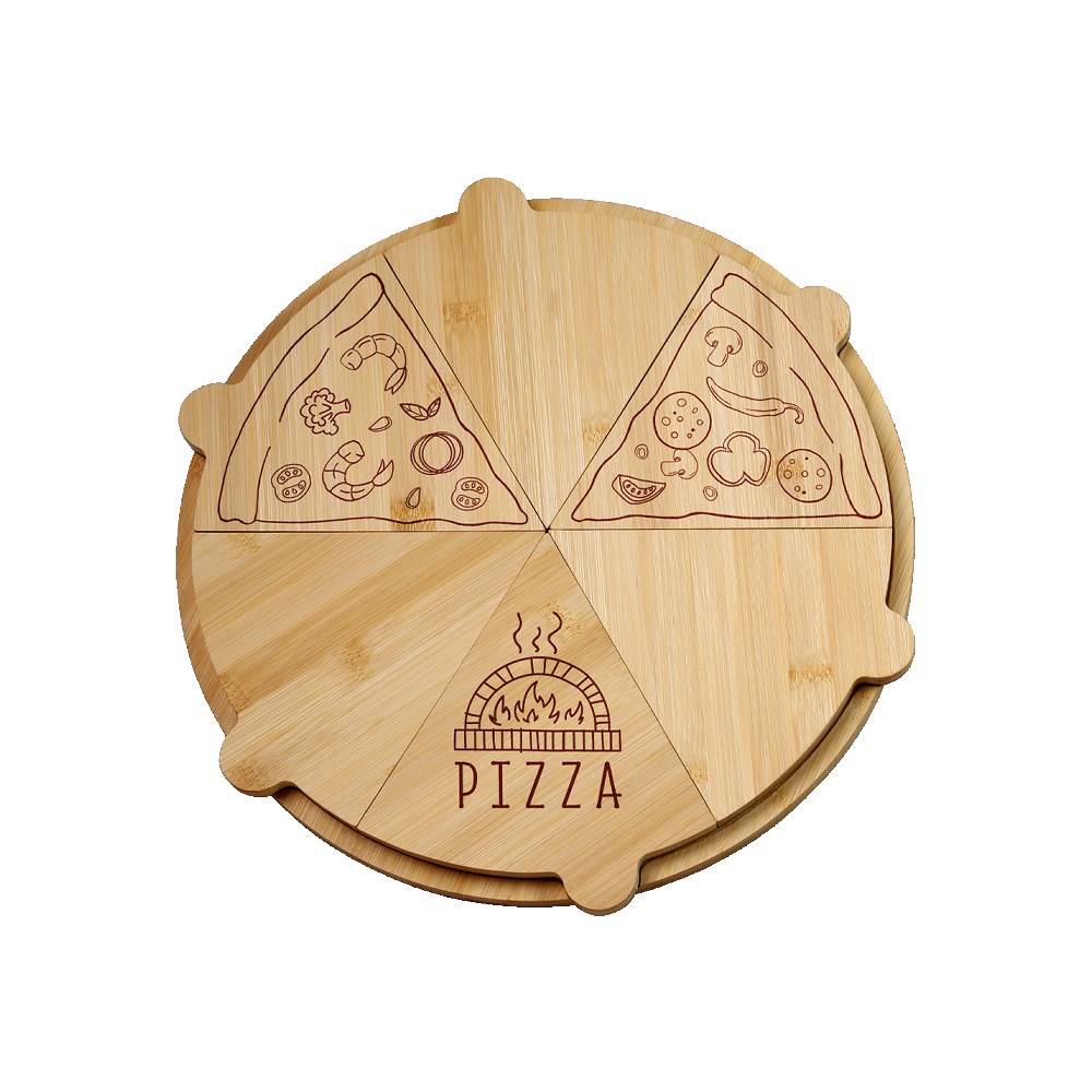 KESPER KSP58468 DASKA ZA PIZZU BAMBUS 36,5 CM SA 6 POJEDINAČNIH KRIŠKI Komadni nameštaj SOPING.RS 42 KESPER KSP58468 DASKA ZA PIZZU BAMBUS 36,5 CM SA 6 POJEDINAČNIH KRIŠKI - Слика 2