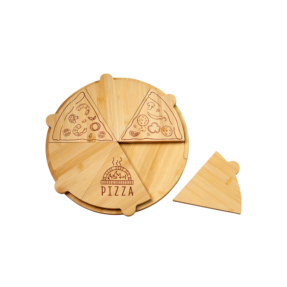 KESPER KSP58468 DASKA ZA PIZZU BAMBUS 36,5 CM SA 6 POJEDINAČNIH KRIŠKI Komadni nameštaj SOPING.RS 41 KESPER KSP58468 DASKA ZA PIZZU BAMBUS 36,5 CM SA 6 POJEDINAČNIH KRIŠKI