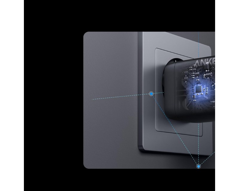 Prime 67W GaN zidni brzi punjač, 3-porta (2x USB-C i 1x USB-A) crni Punjači i auto držači za mobilne telefone SOPING.RS 43 Prime 67W GaN zidni brzi punjač, 3-porta (2x USB-C i 1x USB-A) crni - Слика 3