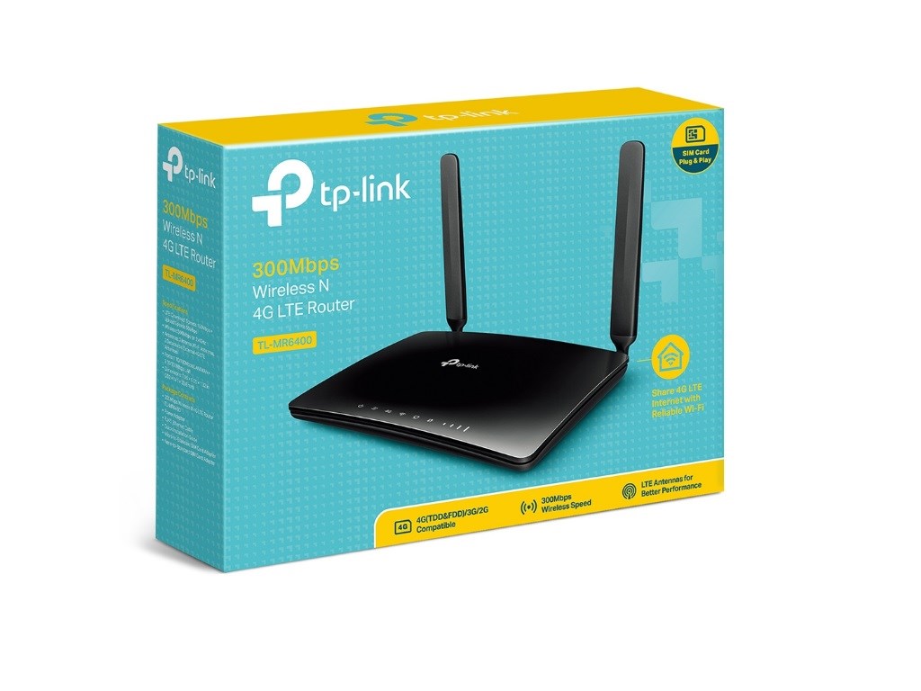 Bežicni ruter TP-LINK TL-MR6400 Wi-Fi/N300/300Mbps/3G/4G/SIM/LTE/1xWAN 3xLAN/2 int 2 ekst antene Ruteri SOPING.RS 43 Bežicni ruter TP-LINK TL-MR6400 Wi-Fi/N300/300Mbps/3G/4G/SIM/LTE/1xWAN 3xLAN/2 int 2 ekst antene - Слика 3
