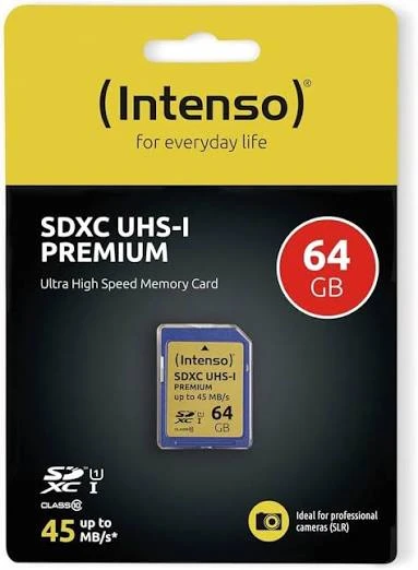 SD Card Intenso 64GB UHS-I Premium 3421490 Memorijske kartice SOPING.RS 41 SD Card Intenso 64GB UHS-I Premium 3421490