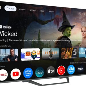 Televizor TESLA Q65E655GUS/QLED/65"/4K/Smart/Google TV/siva